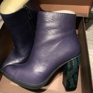 Fellini leather booties